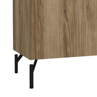 Thumbnail for Kendall TVUnit with 2 Doors + 1 Drawer Oak and Black