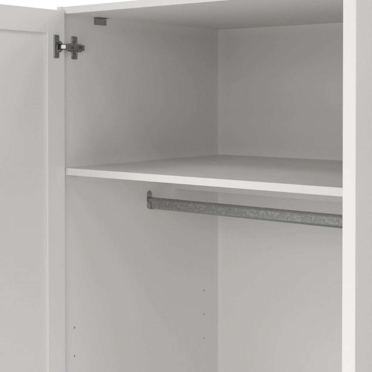 Brande Wardrobe with 3 Frame Doors in White