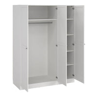 Thumbnail for Brande Wardrobe with 3 Frame Doors in White