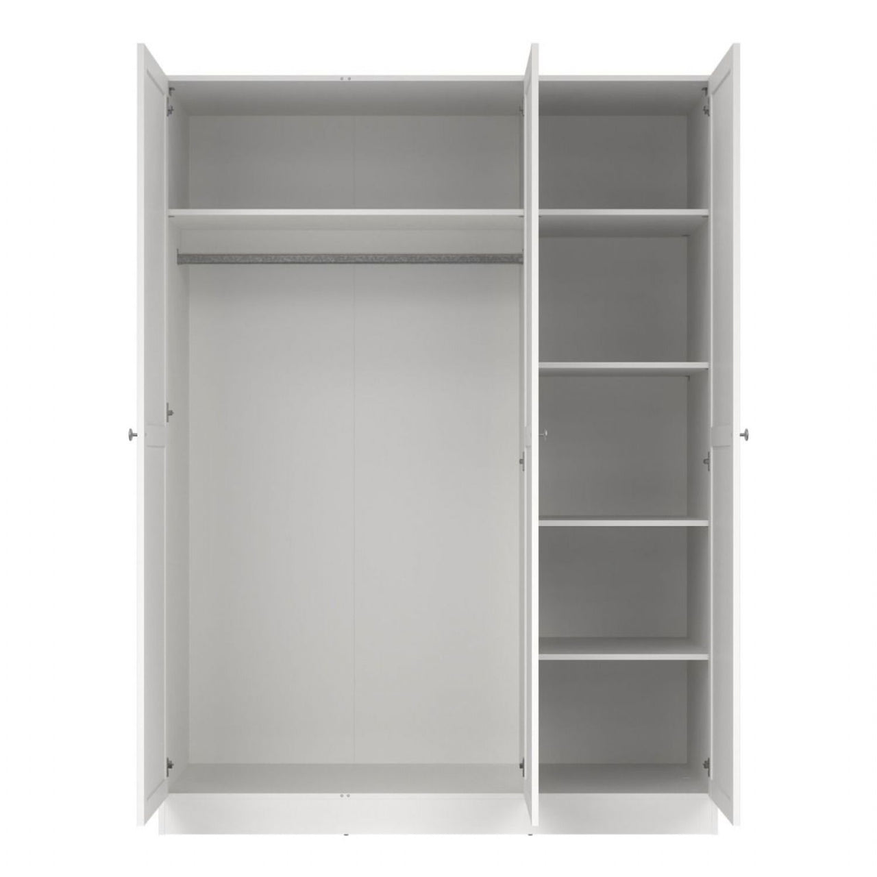 Brande Wardrobe with 3 Frame Doors in White