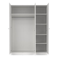 Thumbnail for Brande Wardrobe with 3 Frame Doors in White