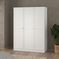 Thumbnail for Brande Wardrobe with 3 Frame Doors in White