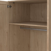 Thumbnail for Brande Wardrobe with 3 Frame Doors in Jackson Hickory Oak