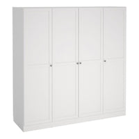 Thumbnail for Brande Wardrobe with 4 Frame Doors in White