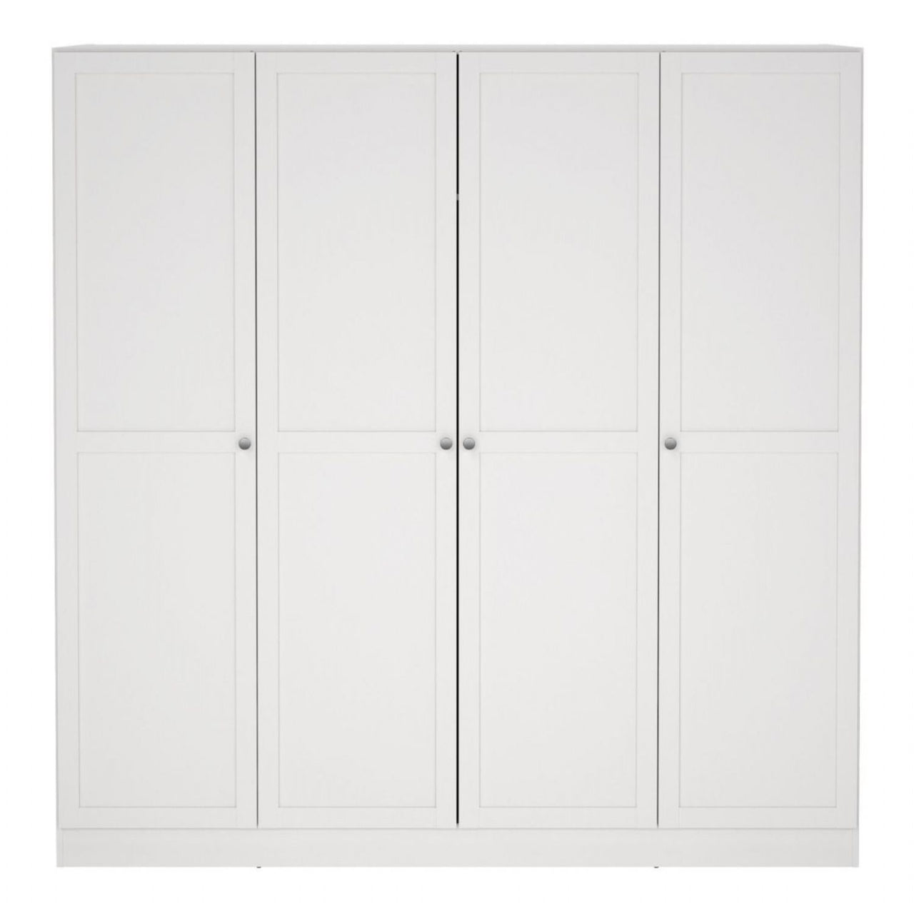 Brande Wardrobe with 4 Frame Doors in White