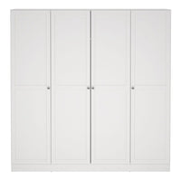 Thumbnail for Brande Wardrobe with 4 Frame Doors in White