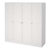 Thumbnail for Brande Wardrobe with 4 Frame Doors in White