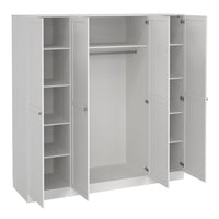 Thumbnail for Brande Wardrobe with 4 Frame Doors in White