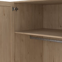 Thumbnail for Brande Wardrobe with 4 Frame Doors in Jackson Hickory Oak