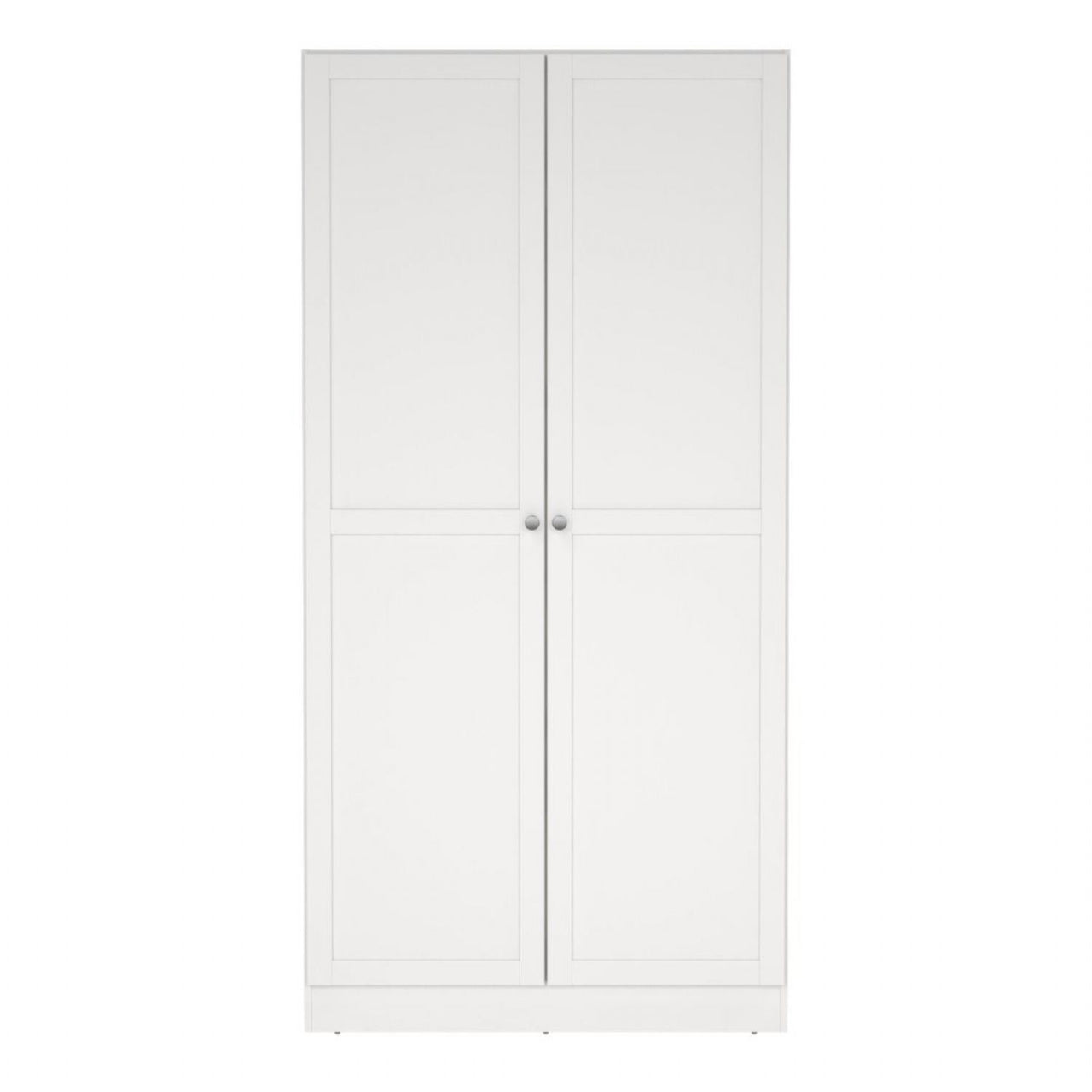 Brande Wardrobe with 2 Frame Doors in White