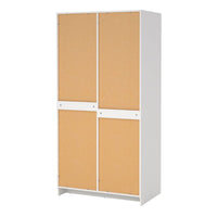 Thumbnail for Brande Wardrobe with 2 Frame Doors in White