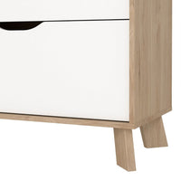 Thumbnail for Ikast Chest 3 Drawers in Jackson Hickory and White