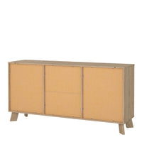 Thumbnail for Ikast Sideboard 2 Doors + 3 Drawers in Jackson Hickory and White