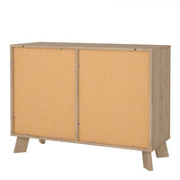 Thumbnail for Ikast Sideboard 2 Doors + 1 Drawer in Jackson Hickory and White