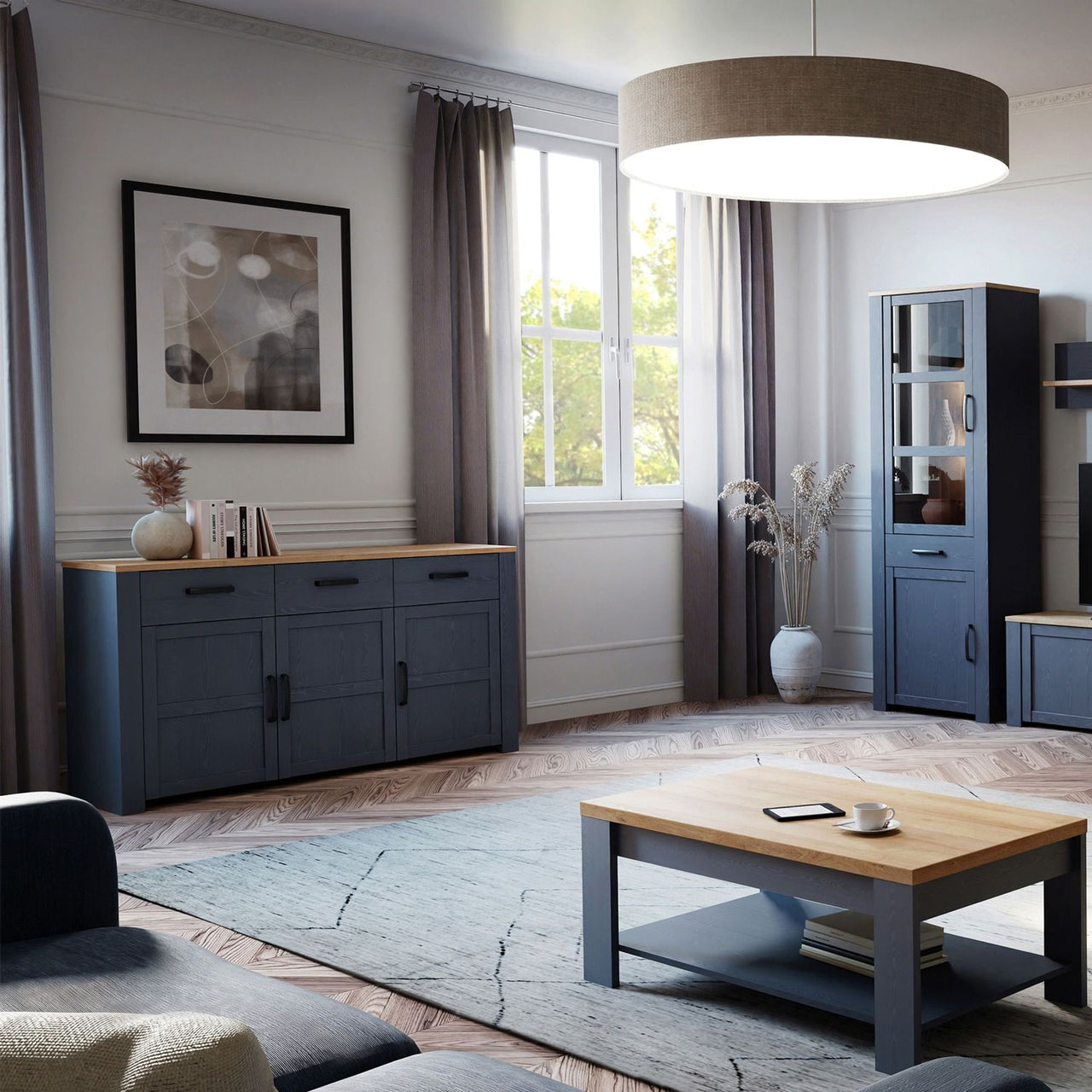 Bohol Sideboard in Riviera Oak Navy