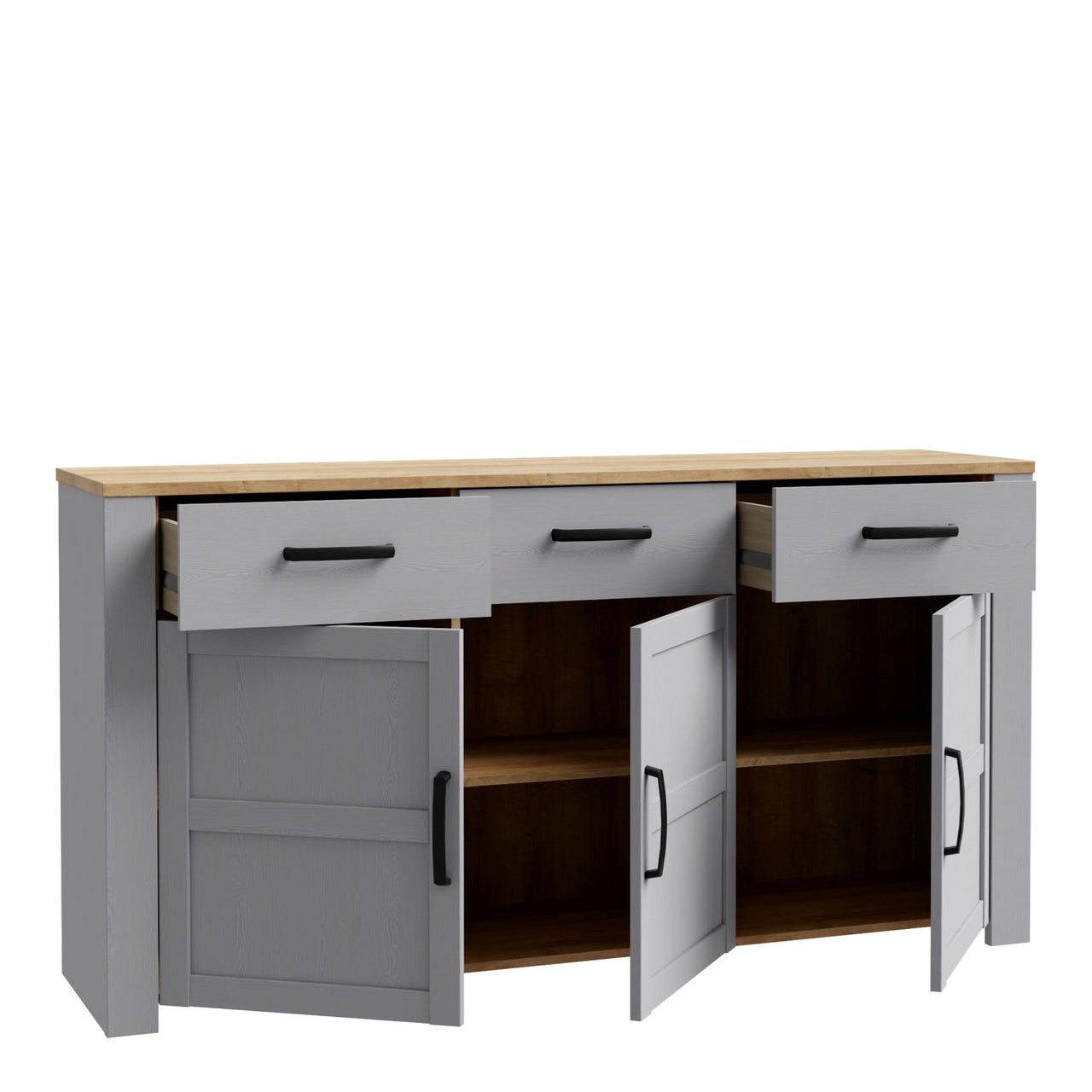 Bohol Sideboard in Riviera Oak Grey Oak