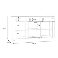 Thumbnail for Bohol Sideboard in Riviera Oak White