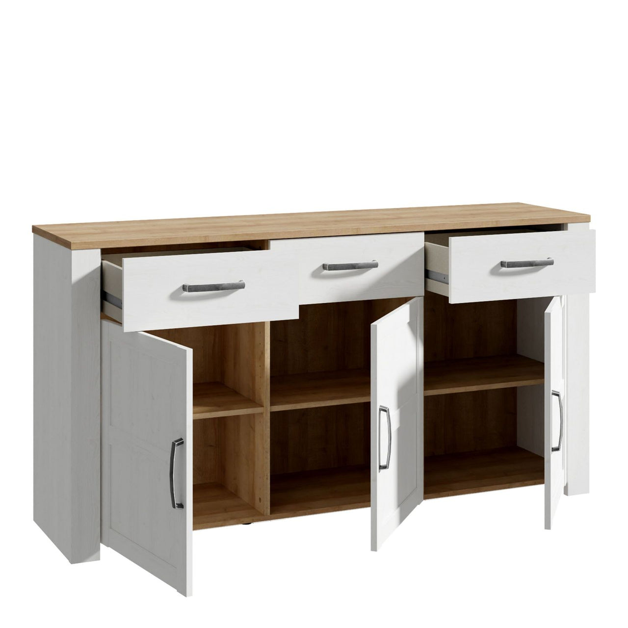 Bohol Sideboard in Riviera Oak White