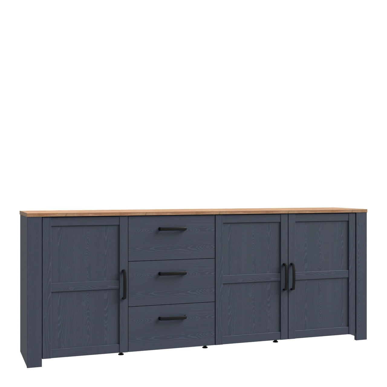 Bohol Large Sideboard in Riviera Oak Navy