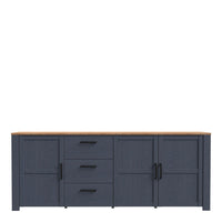 Thumbnail for Bohol Large Sideboard in Riviera Oak Navy