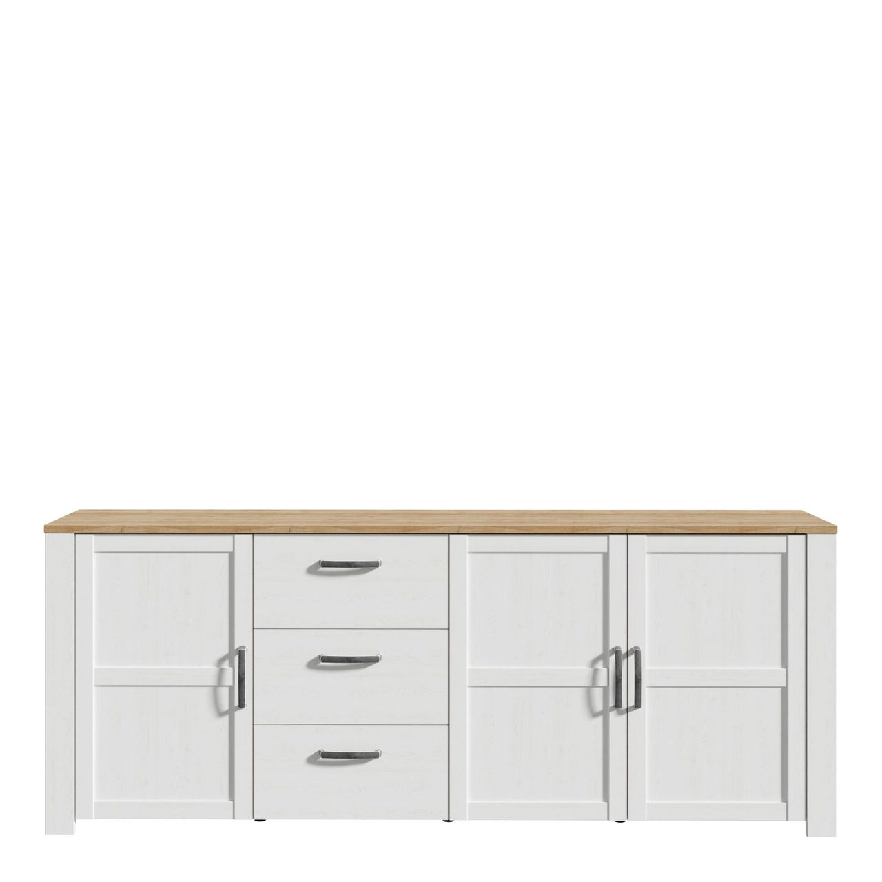 Bohol Large Sideboard in Riviera Oak White