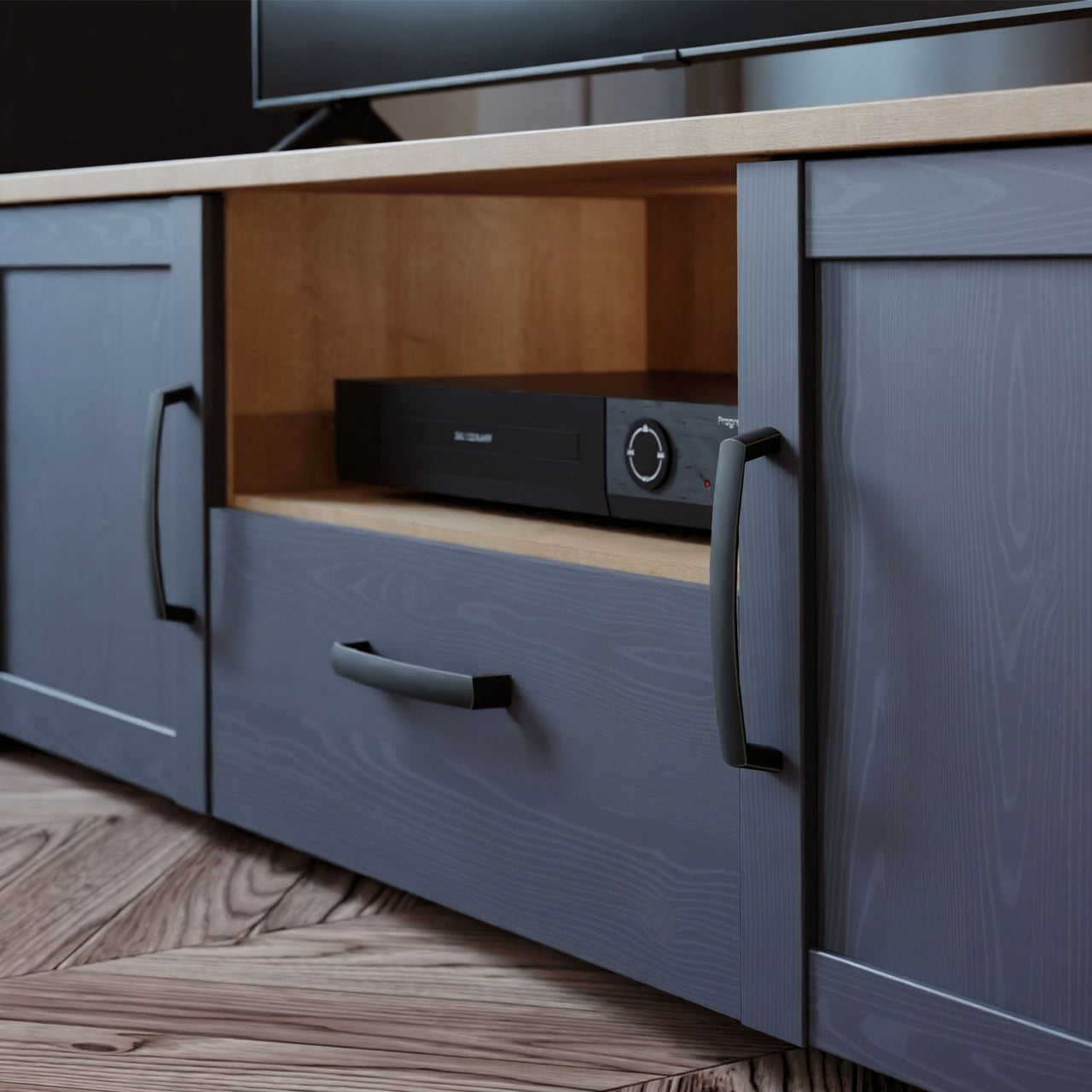 Bohol TV Unit in Riviera Oak Navy