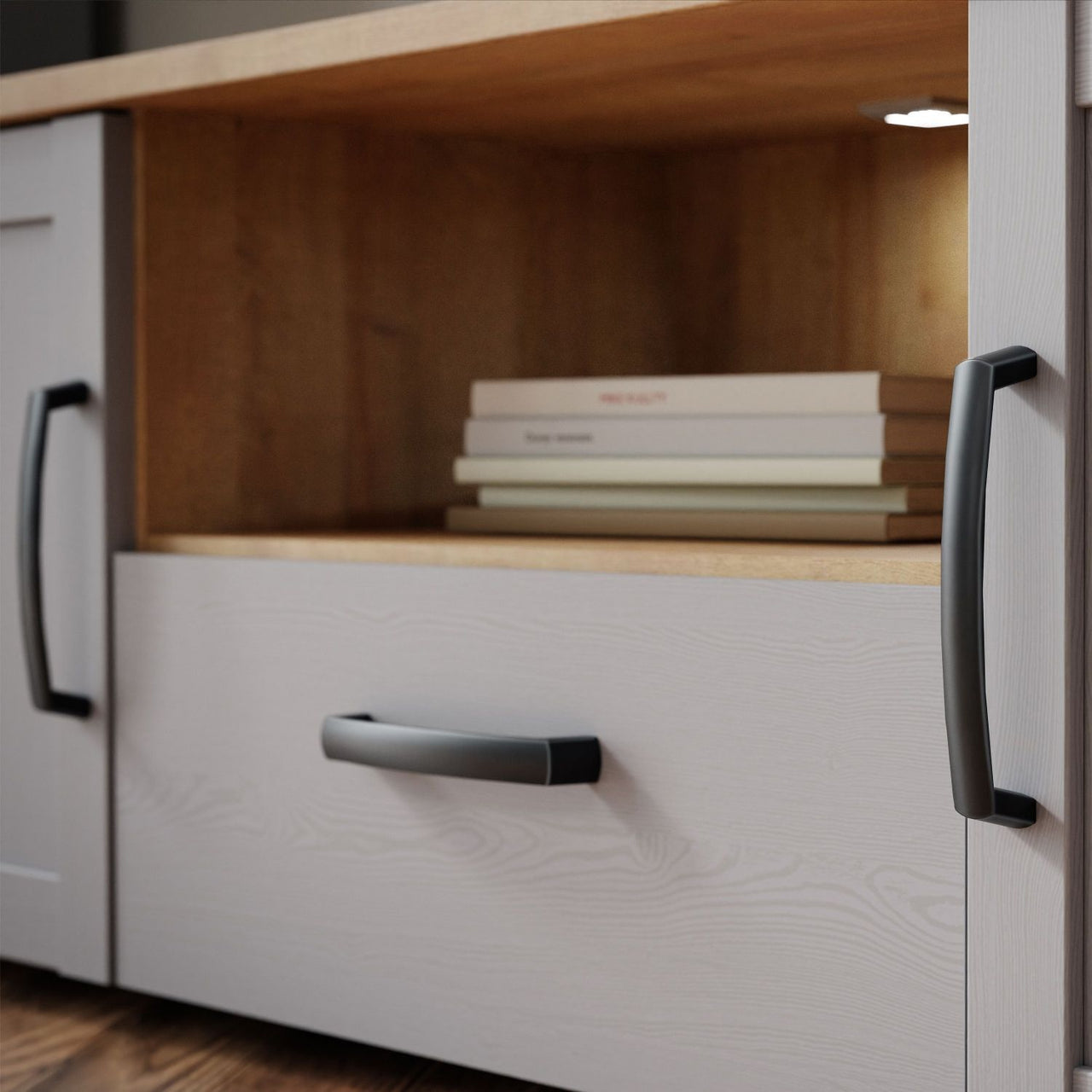 Bohol TV Unit in Riviera Oak Grey Oak