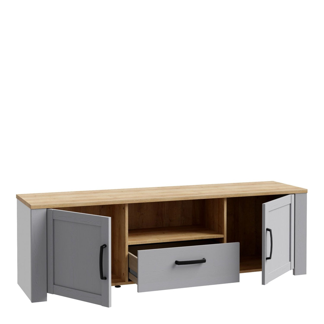 Bohol TV Unit in Riviera Oak Grey Oak