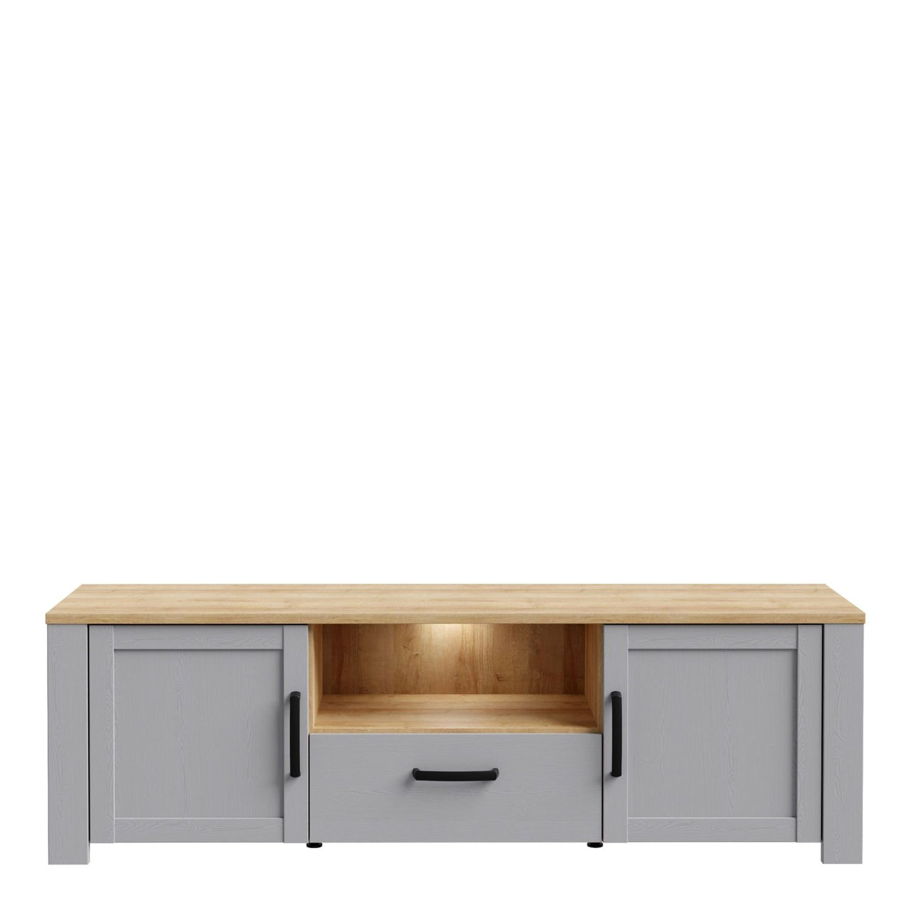 Bohol TV Unit in Riviera Oak Grey Oak