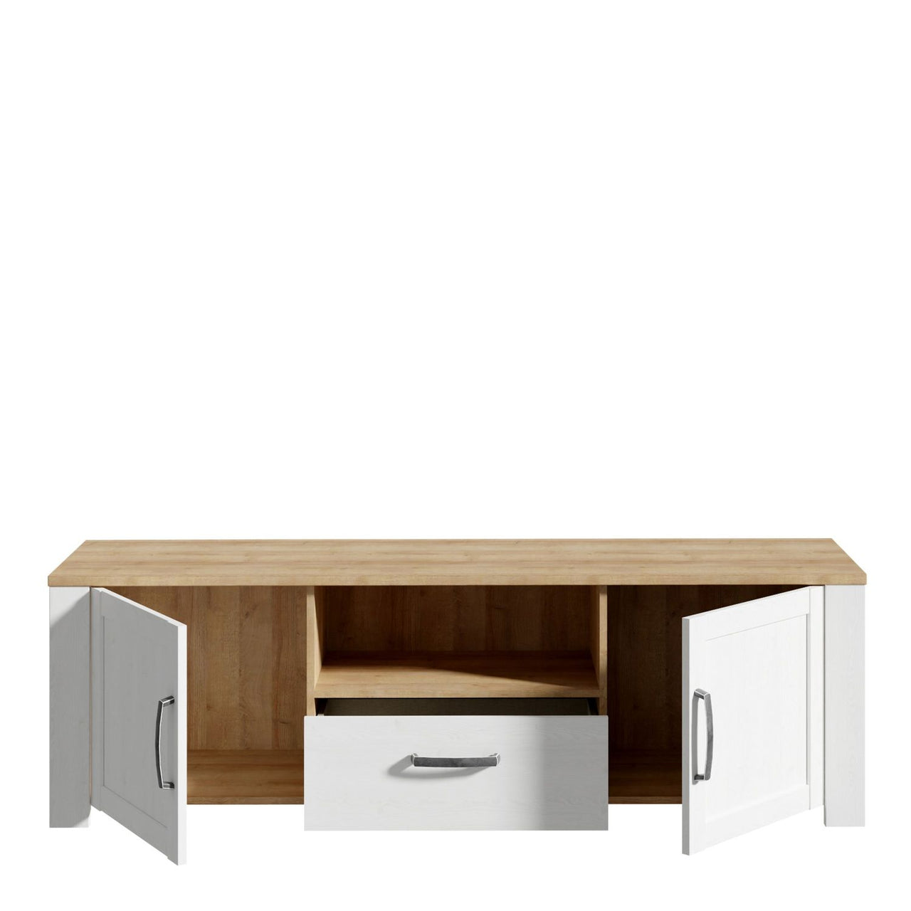 Bohol TV Unit in Riviera Oak White