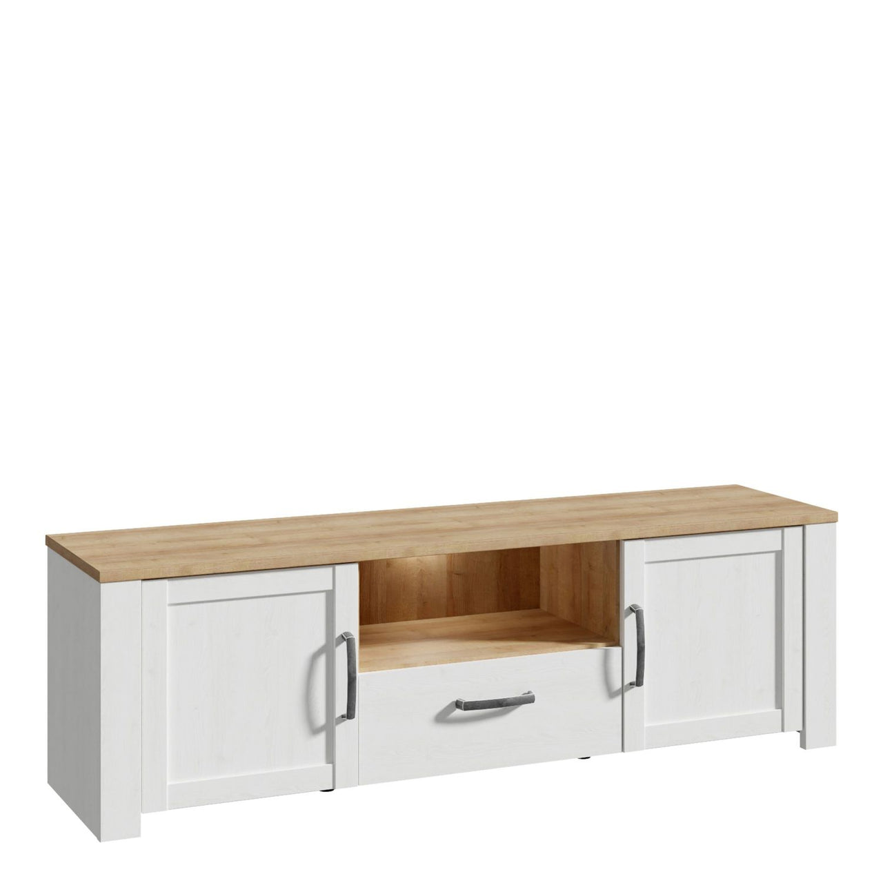 Bohol TV Unit in Riviera Oak White