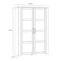 Thumbnail for Bohol Display Cabinet in Riviera Oak Navy