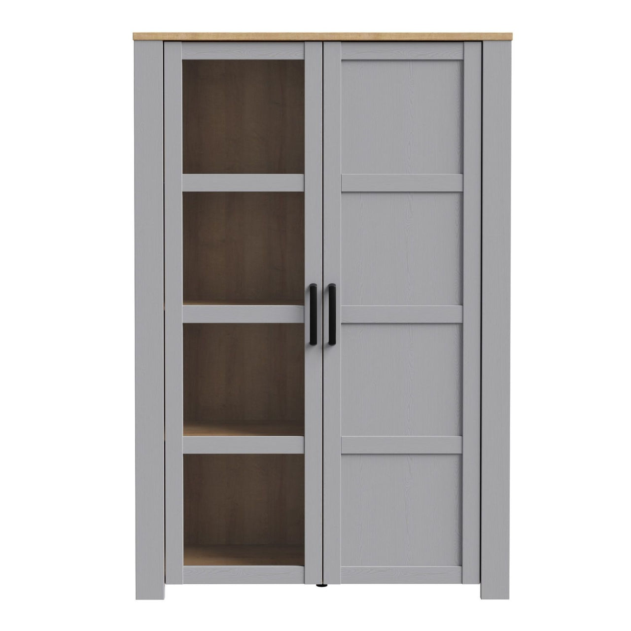 Bohol Display Cabinet in Riviera Oak Grey Oak