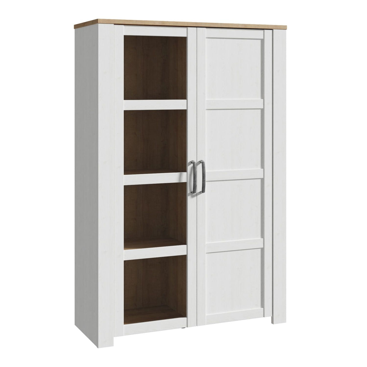 Bohol Display Cabinet in Riviera Oak White