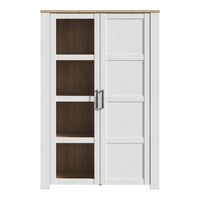 Thumbnail for Bohol Display Cabinet in Riviera Oak White