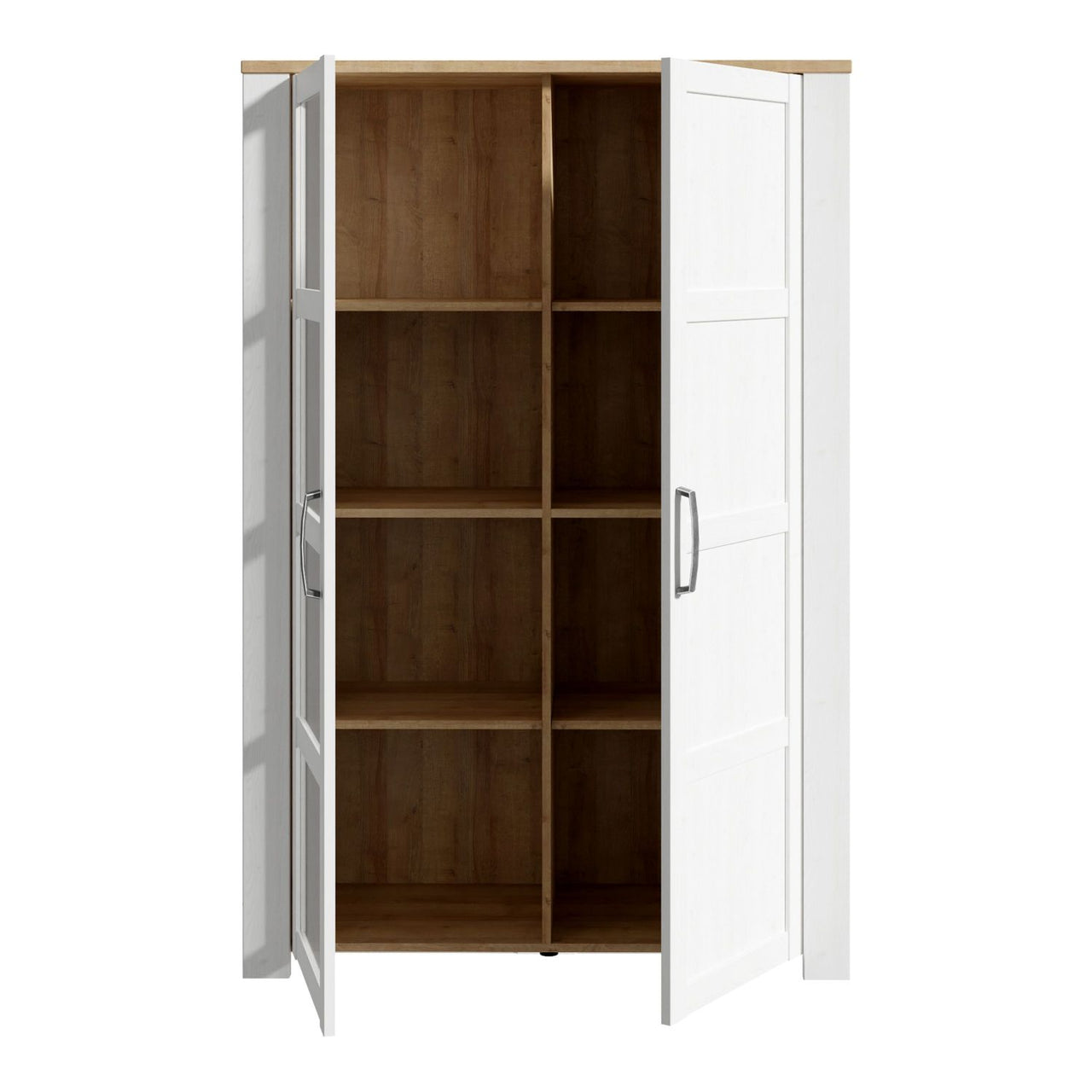 Bohol Display Cabinet in Riviera Oak White