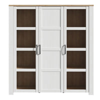 Thumbnail for Bohol Large Display Cabinet in Riviera Oak White