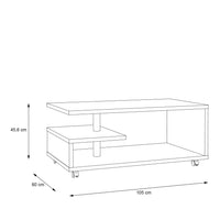 Thumbnail for Bailey Coffee Table in Concrete Optic Dark Grey