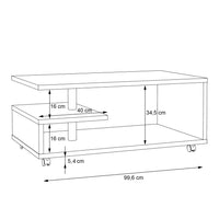 Thumbnail for Bailey Coffee Table in Old Vintage Wood