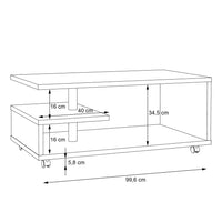 Thumbnail for Bailey Coffee Table in Concrete Grey