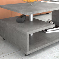 Thumbnail for Bailey Coffee Table in Concrete Optic Dark Grey