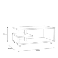 Thumbnail for Bailey Coffee Table in Concrete Optic Dark Grey