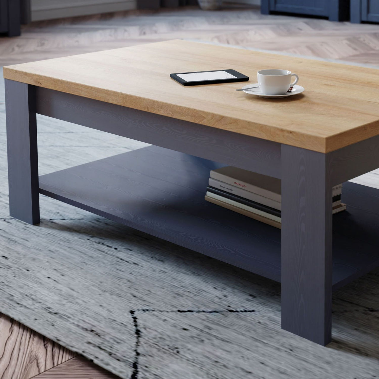 Bohol Coffee Table in Riviera Oak Navy