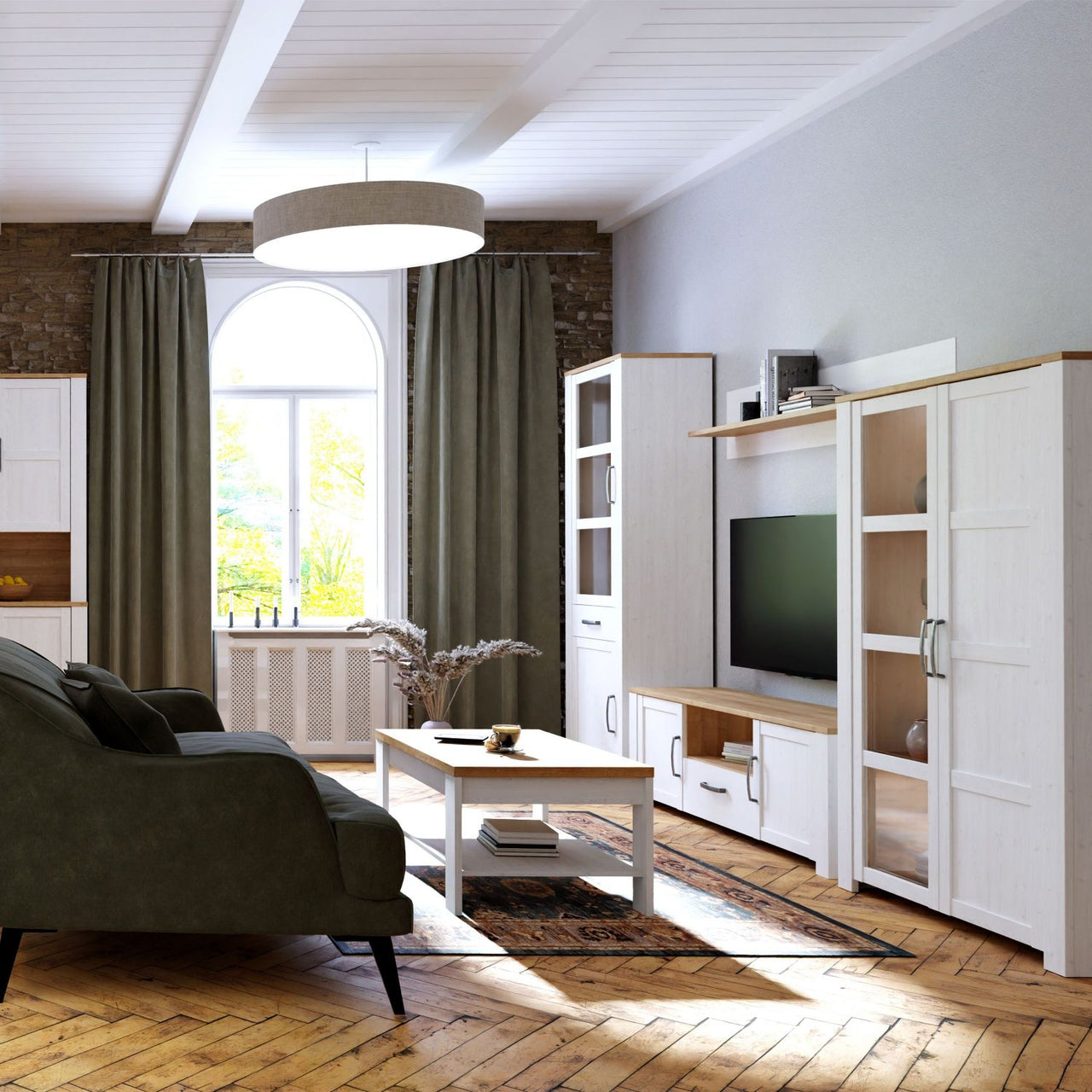 Bohol Coffee Table in Riviera Oak White