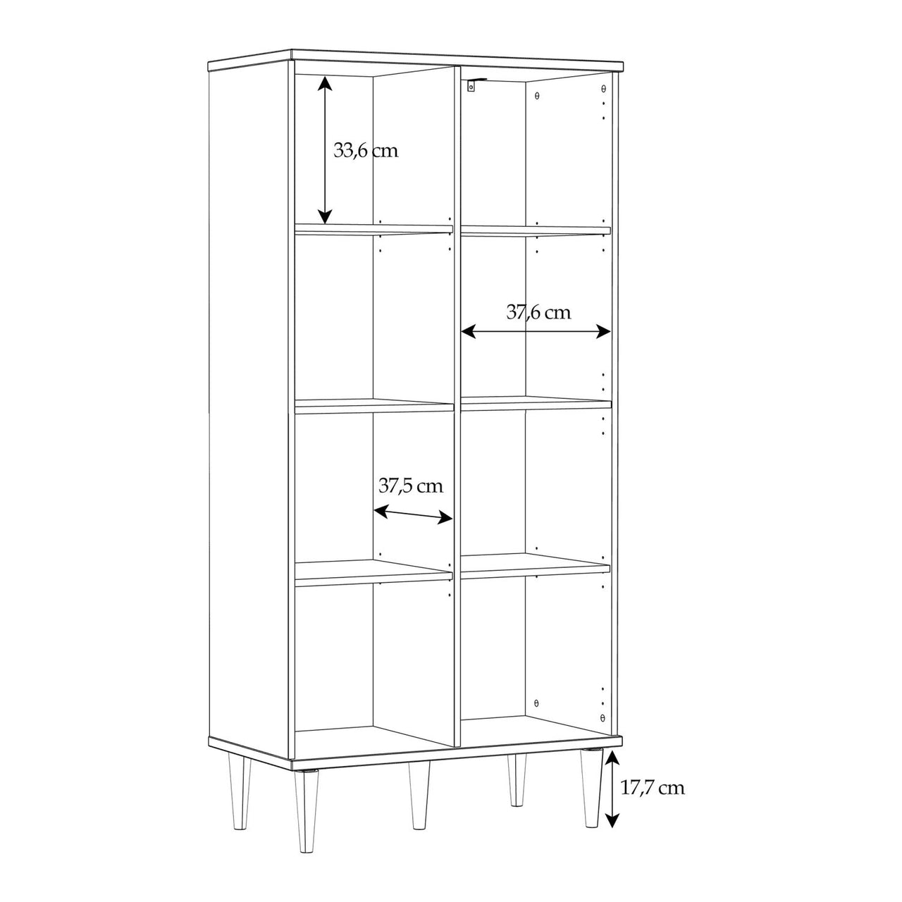 Calasetta Display Cabinet in Rattan