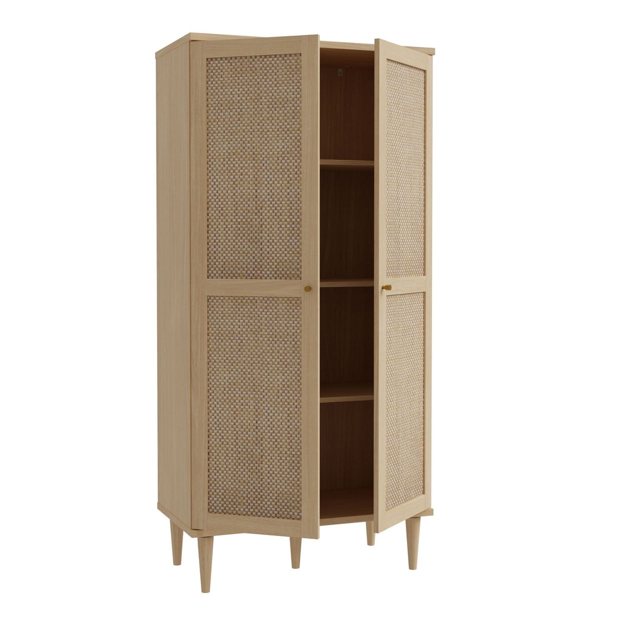 Calasetta Display Cabinet in Rattan