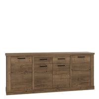 Thumbnail for Corona 4 Door 2 Drawer Chest of Drawers in Tabak Oak