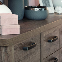 Thumbnail for Corona 4 Door 2 Drawer Chest of Drawers in Tabak Oak