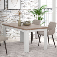 Thumbnail for Illopa Extending Dining Table 160207cm in Oak Nelson Snowy Oak