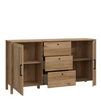 Thumbnail for Malte Brun Sideboard with 3 Drawers and 2 Doors in Waterford Oak